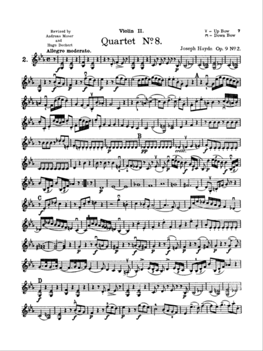 Thirty Celebrated String Quartets, Volume 1 String Quartet scores gallery preview page 8