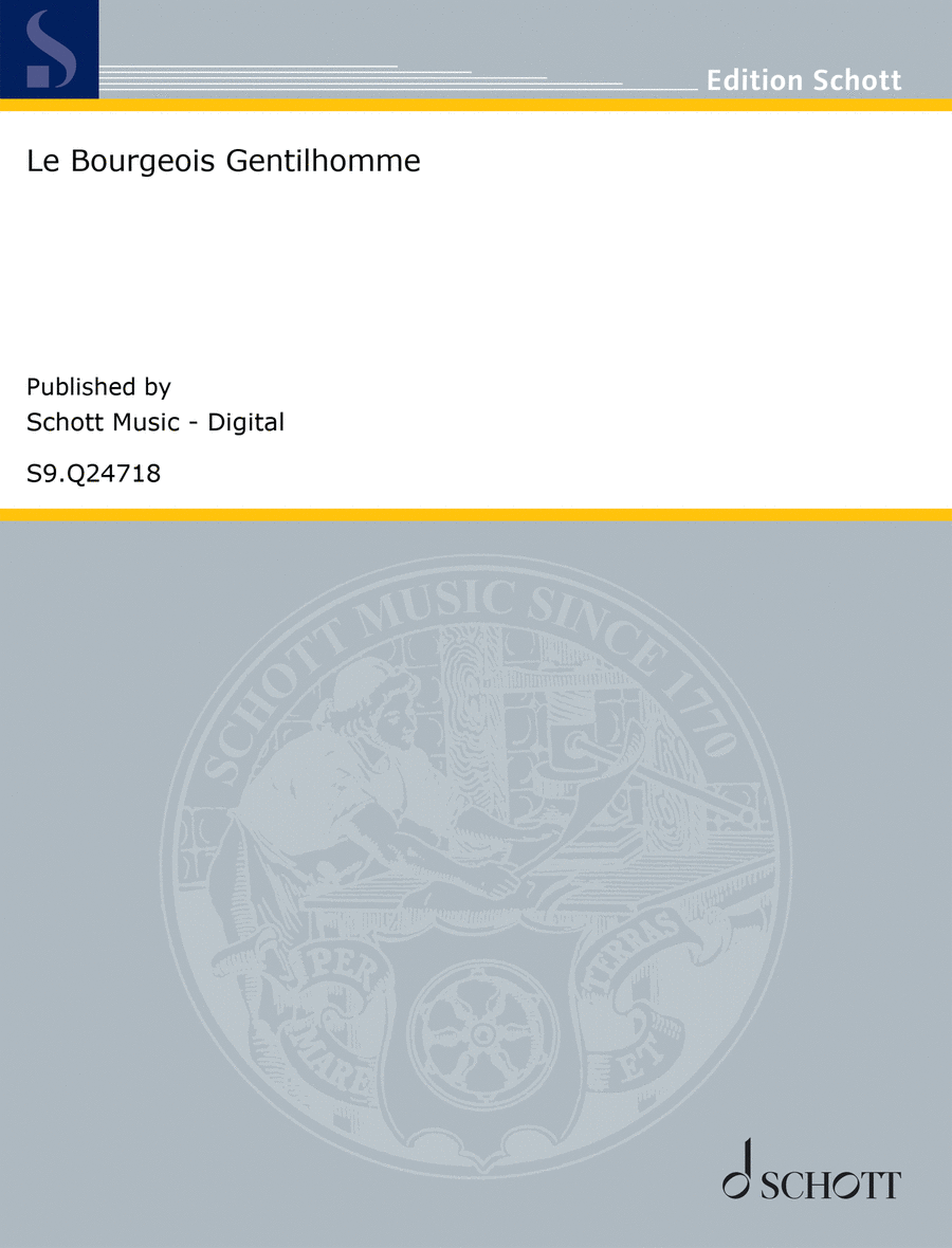 Le Bourgeois Gentilhomme Le Bourgeois Gentilhomme Violin scores gallery preview page 1