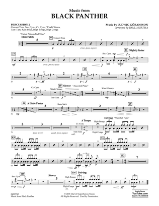 Music from "Black Panther" - Percussion 2