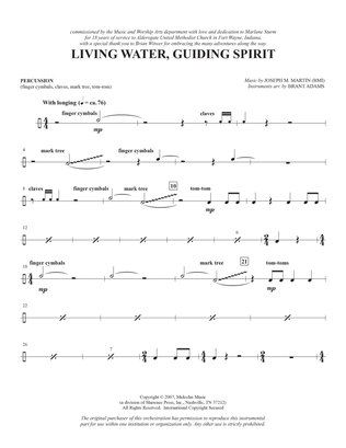 Living Water, Guiding Spirit - Cello
