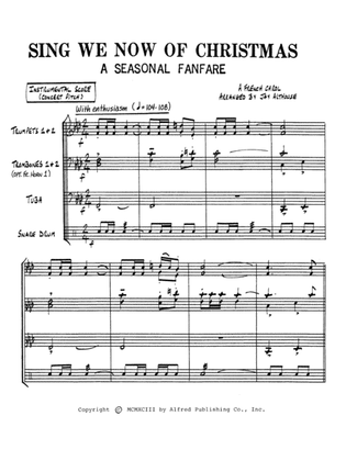 Sing We Now of Christmas (A Seasonal Fanfare): Score