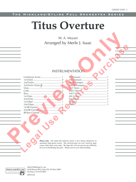 Titus Overture