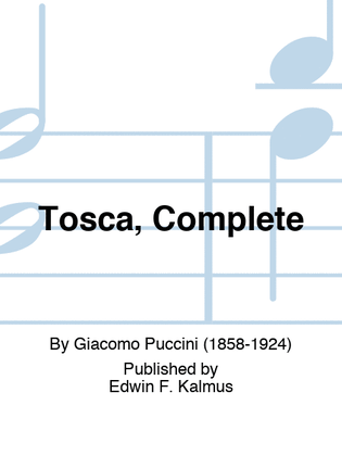 Book cover for Tosca, Complete