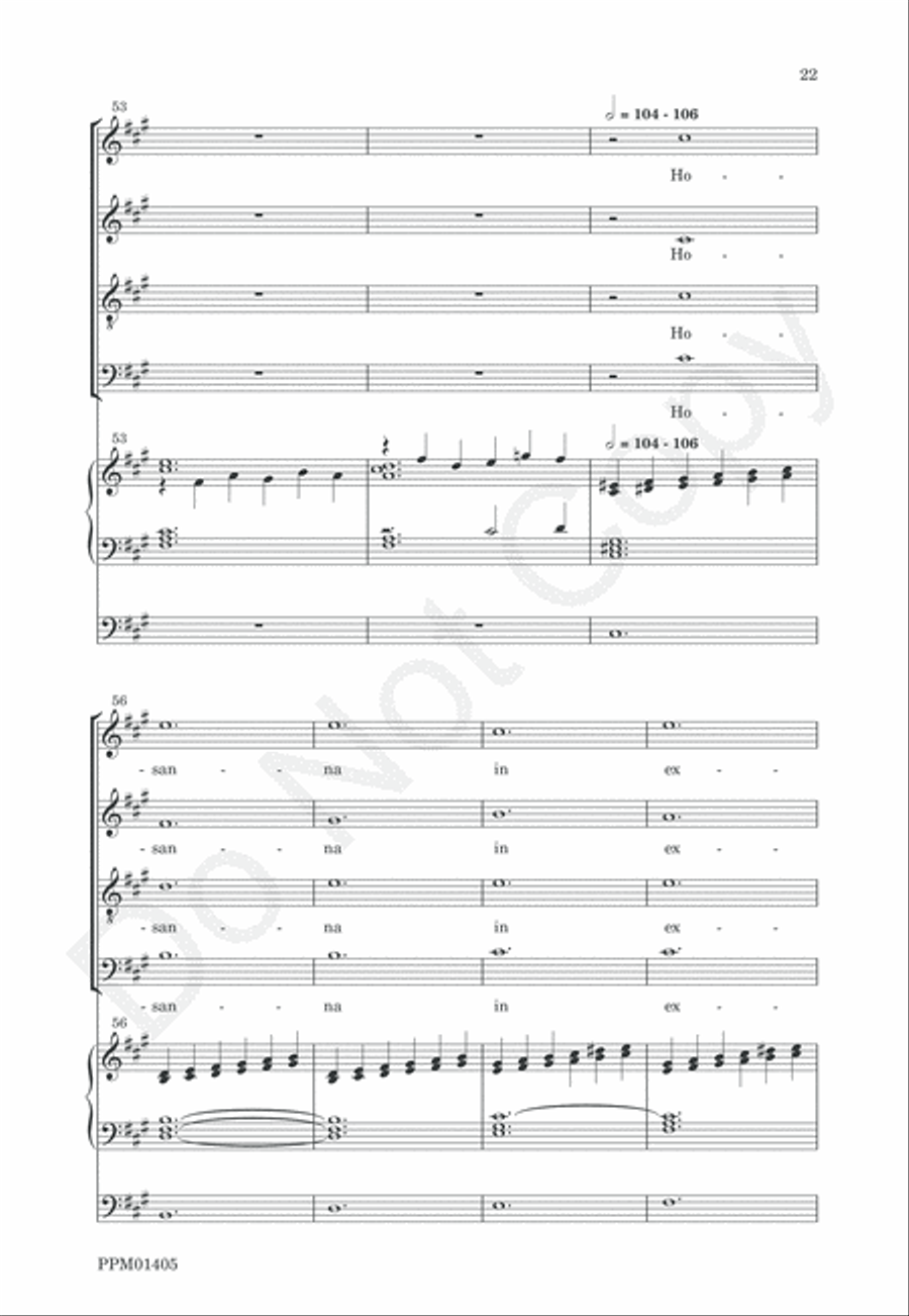 Mass Mass 4-Part scores gallery preview page 24