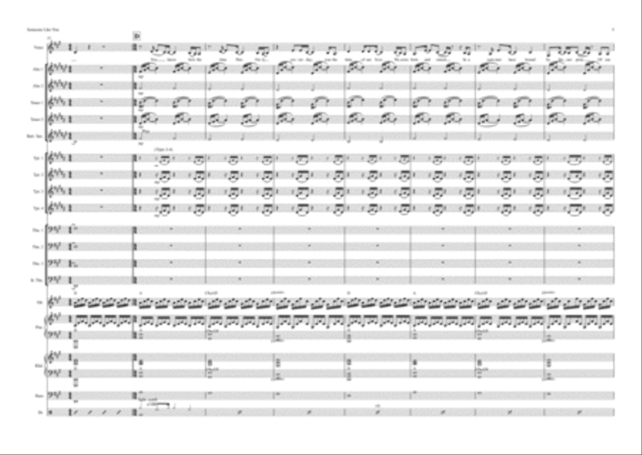 Someone Like You Saxophone scores gallery preview page 5