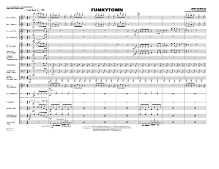 Funkytown - Full Score image number null