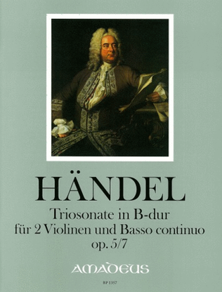 Book cover for Trio sonata Bb major op. 5/7