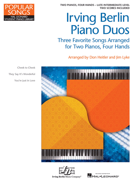 NFMC 2024-2028 Selection Three Favorite Songs Arranged for 2 Pianos, 4 Hands image number null