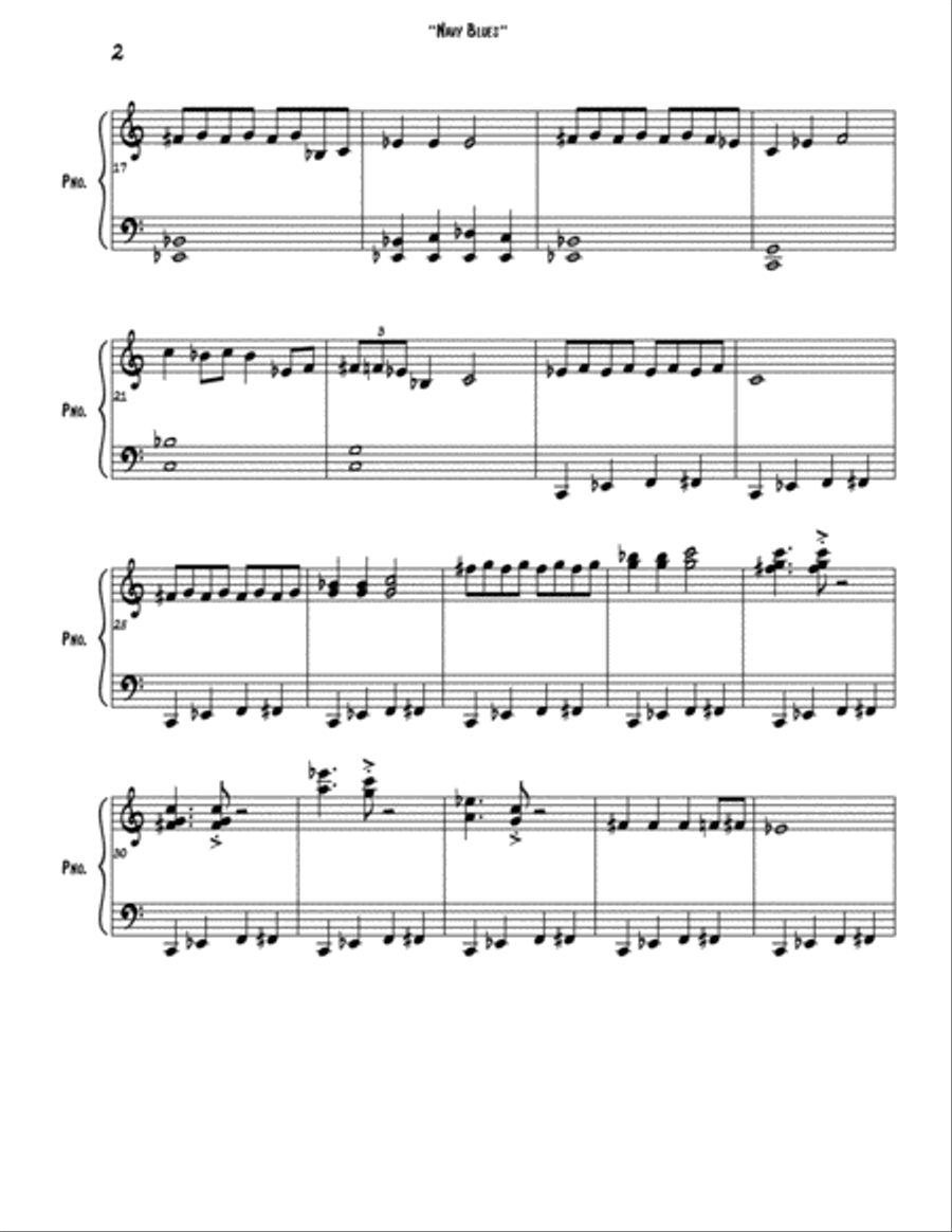 Navy Blues Piano Method scores gallery preview page 2