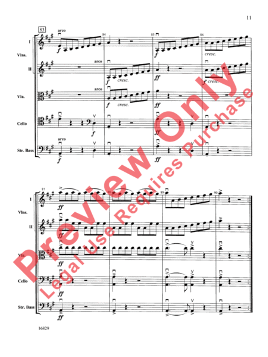 Classical Symphony Classical Symphony String Orchestra scores gallery preview page 12