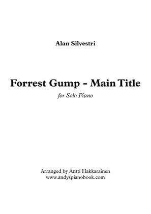 Book cover for Forrest Gump - Main Title (Feather Theme) from the Paramount Motion Picture FORREST GUMP
