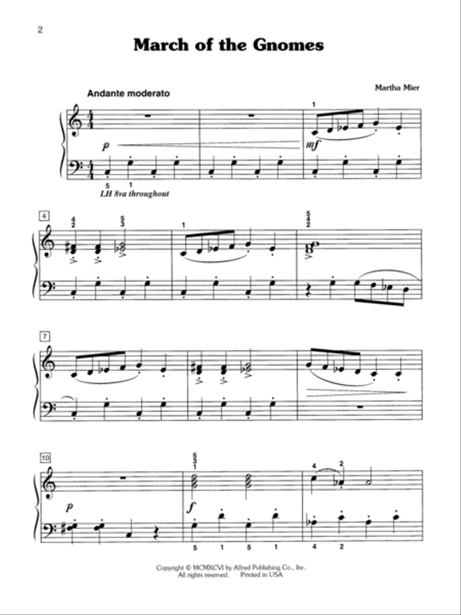 March of the Gnomes Piano Method scores gallery preview page 2
