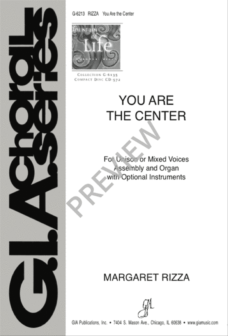 You Are the Center 4-Part scores gallery preview page 1