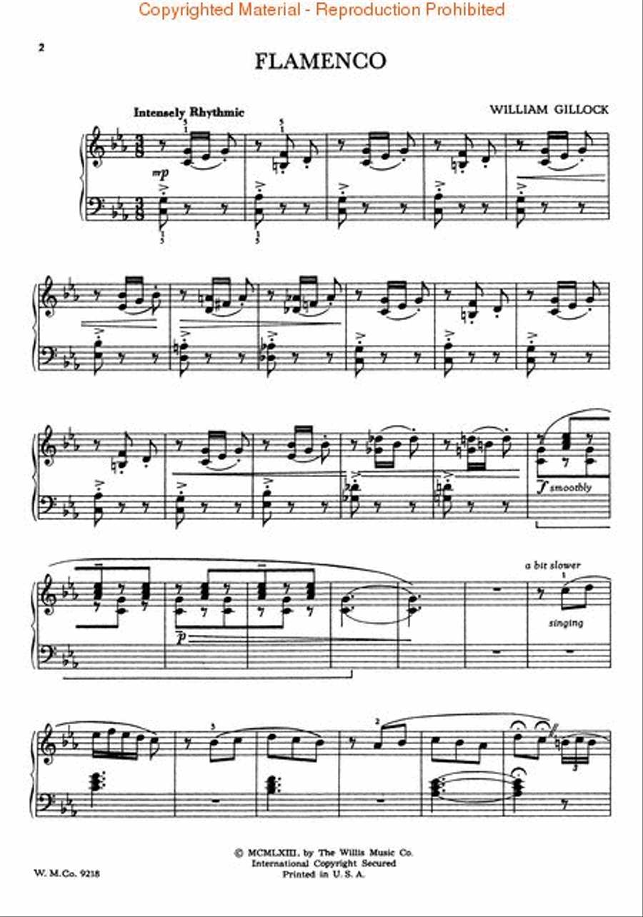 Flamenco Flamenco Piano Solo scores gallery preview page 2