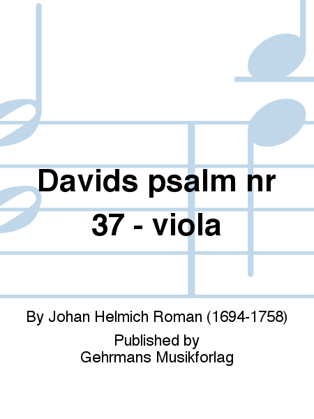 Davids psalm nr 37 - viola