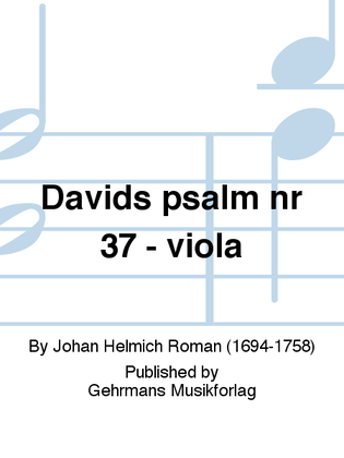 Davids psalm nr 37 - viola