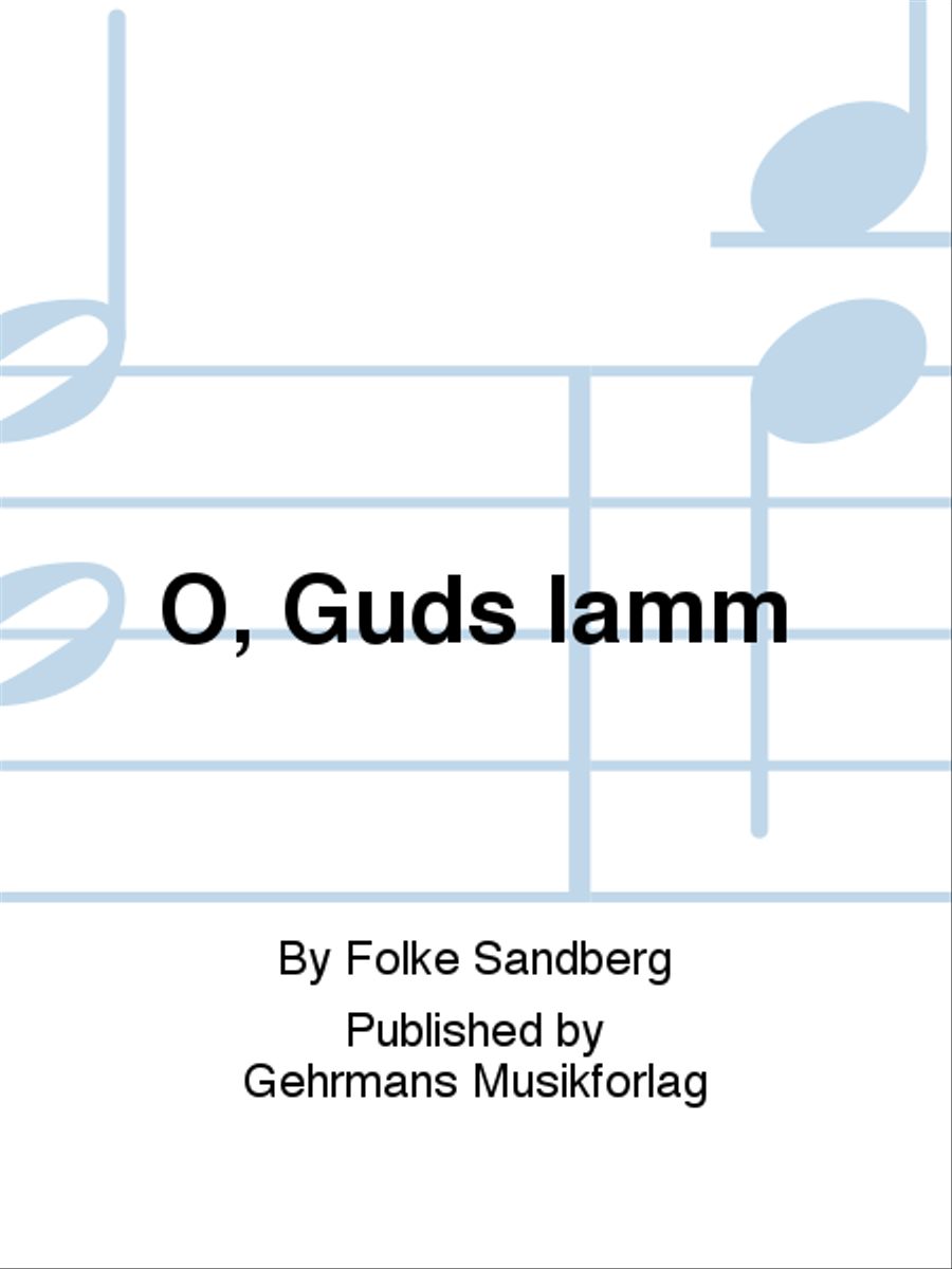 O, Guds lamm 3-Part scores gallery preview page 1