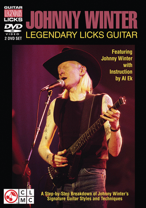 Book cover for Johnny Winter - Legendary Licks Guitar