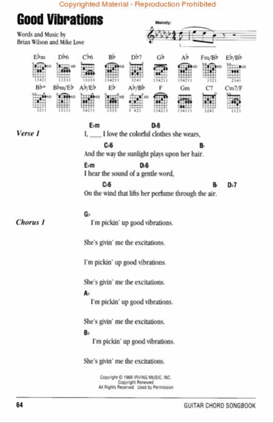 <br>Sheet music extract