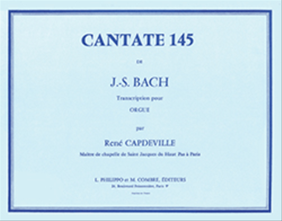 Cantate No. 145