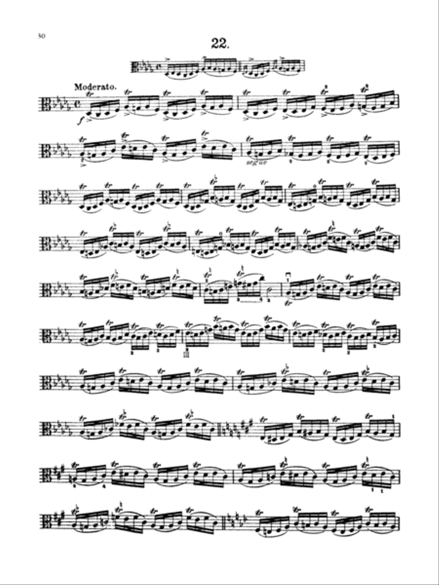 Kreutzer: Forty-two Studies Part scores gallery preview page 1