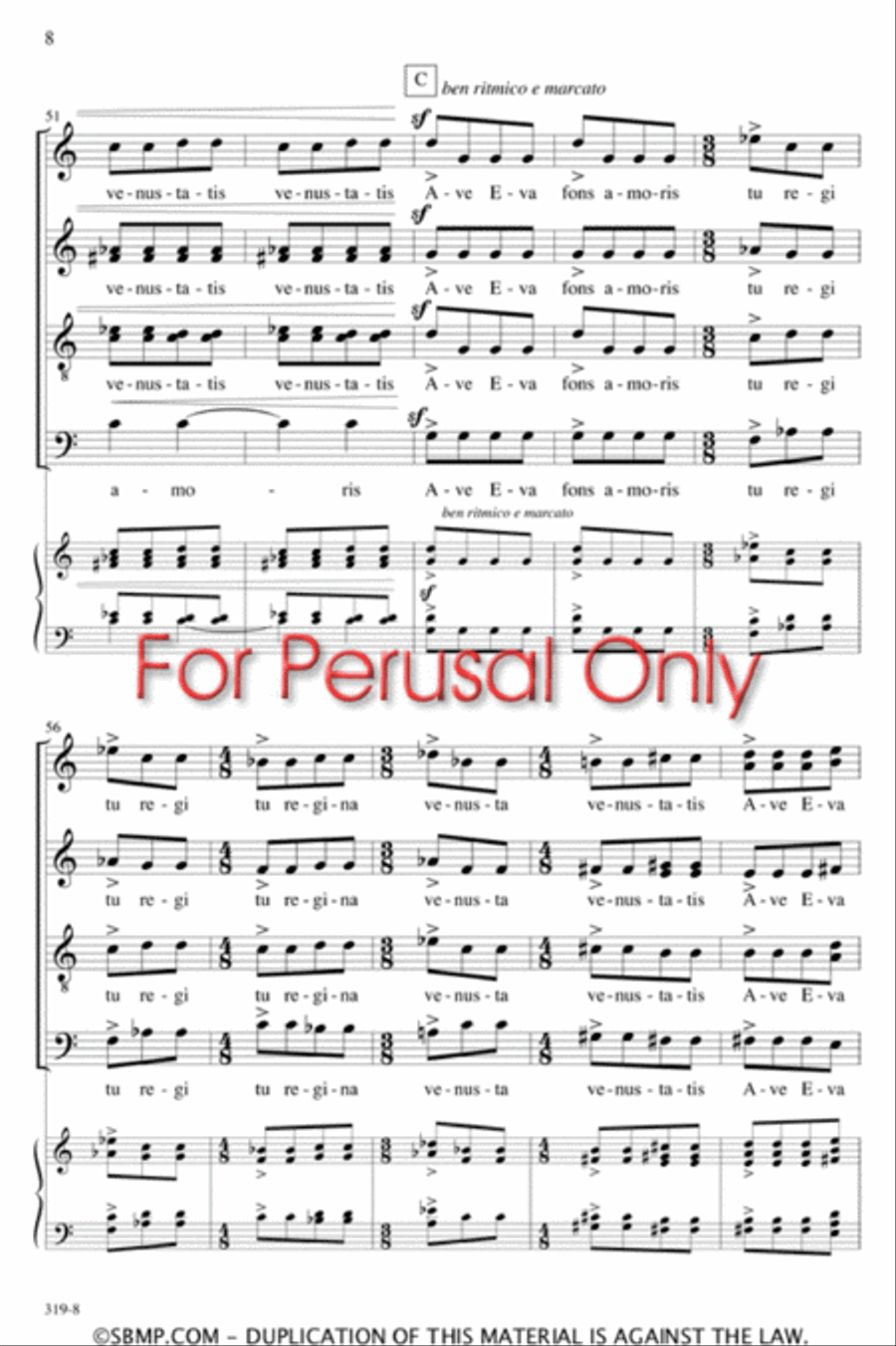 Rytmus - SATB Octavo 4-Part scores gallery preview page 7