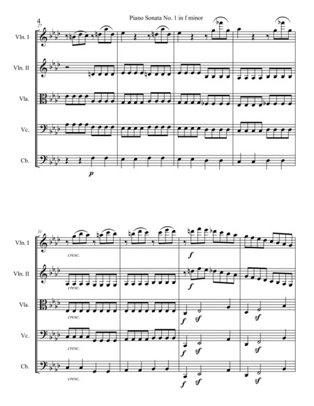Piano Sonata No. 1, Movement 1