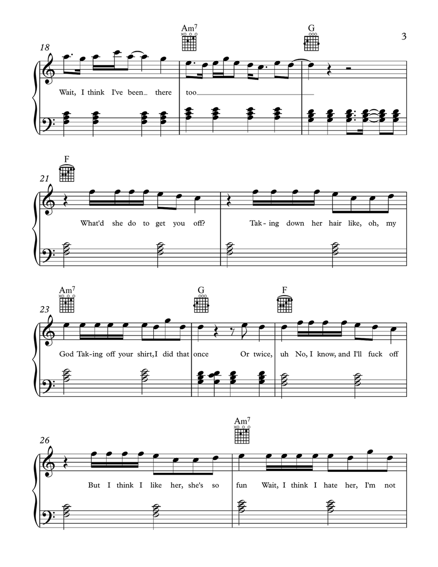 That's So True Piano, Vocal scores gallery preview page 3