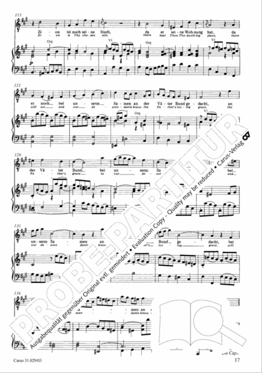 We thank Thee, Lord, God, we thank Thee, Lord (Wir danken dir, Gott, wir danken dir) 4-Part scores gallery preview page 18