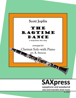 The Ragtime Dance - Scott Joplin - CLARINET SOLO with piano