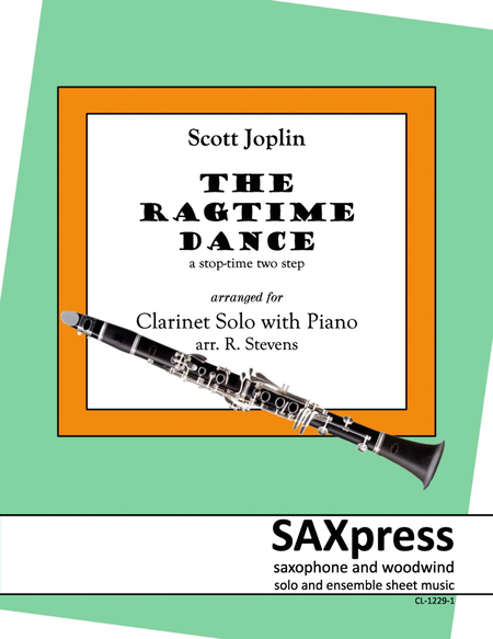 The Ragtime Dance - Scott Joplin - CLARINET SOLO with piano image number null