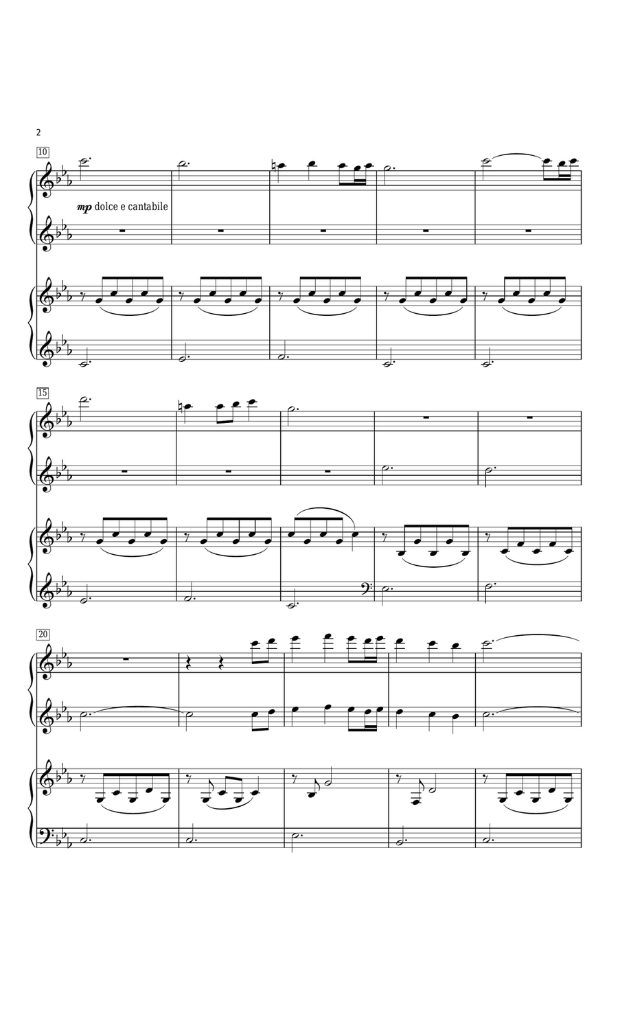 Primavera 1 Piano, 4-Hands scores gallery preview page 2