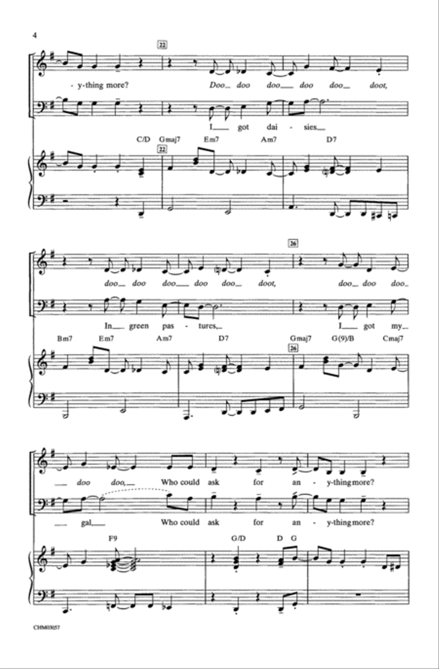 I Got Rhythm (with Fascinating) - SAB 3-Part scores gallery preview page 4