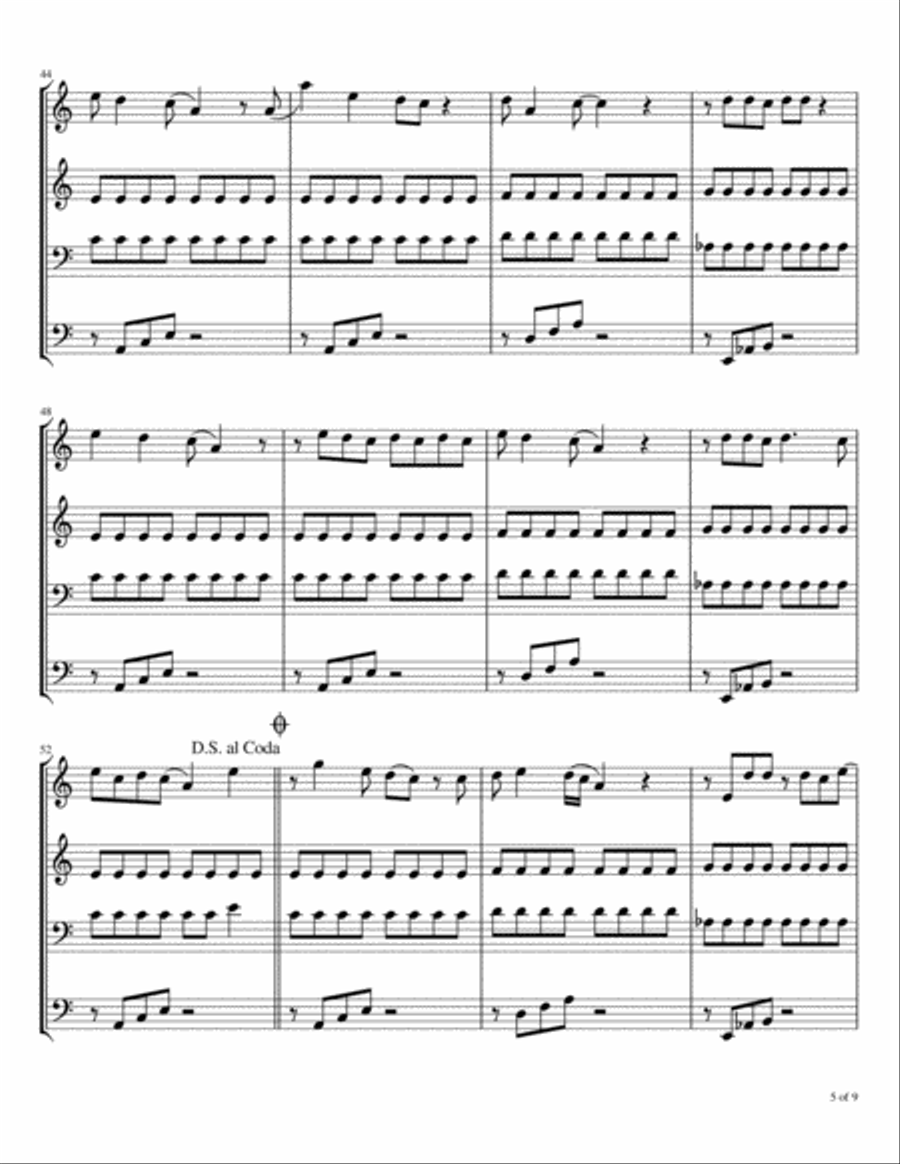 Abracadabra Brass Ensemble scores gallery preview page 6