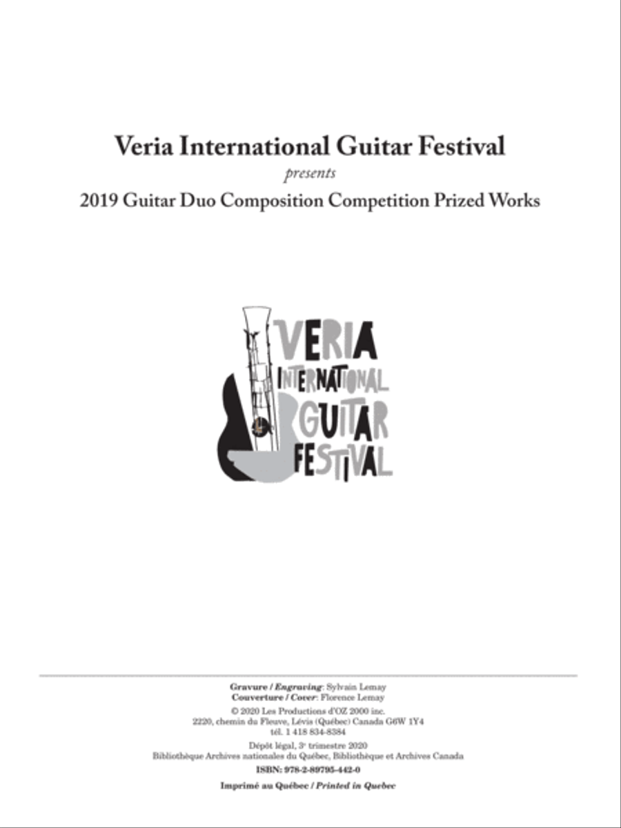 2019 Guitar duo Composition Prized Works Classical Guitar scores gallery preview page 2