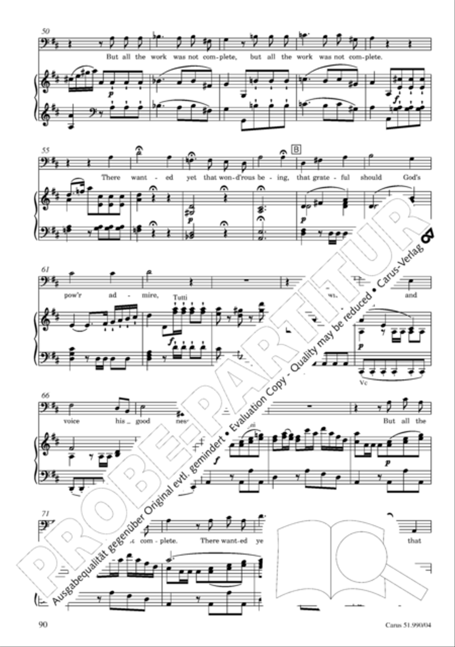 The Creation 4-Part scores gallery preview page 91