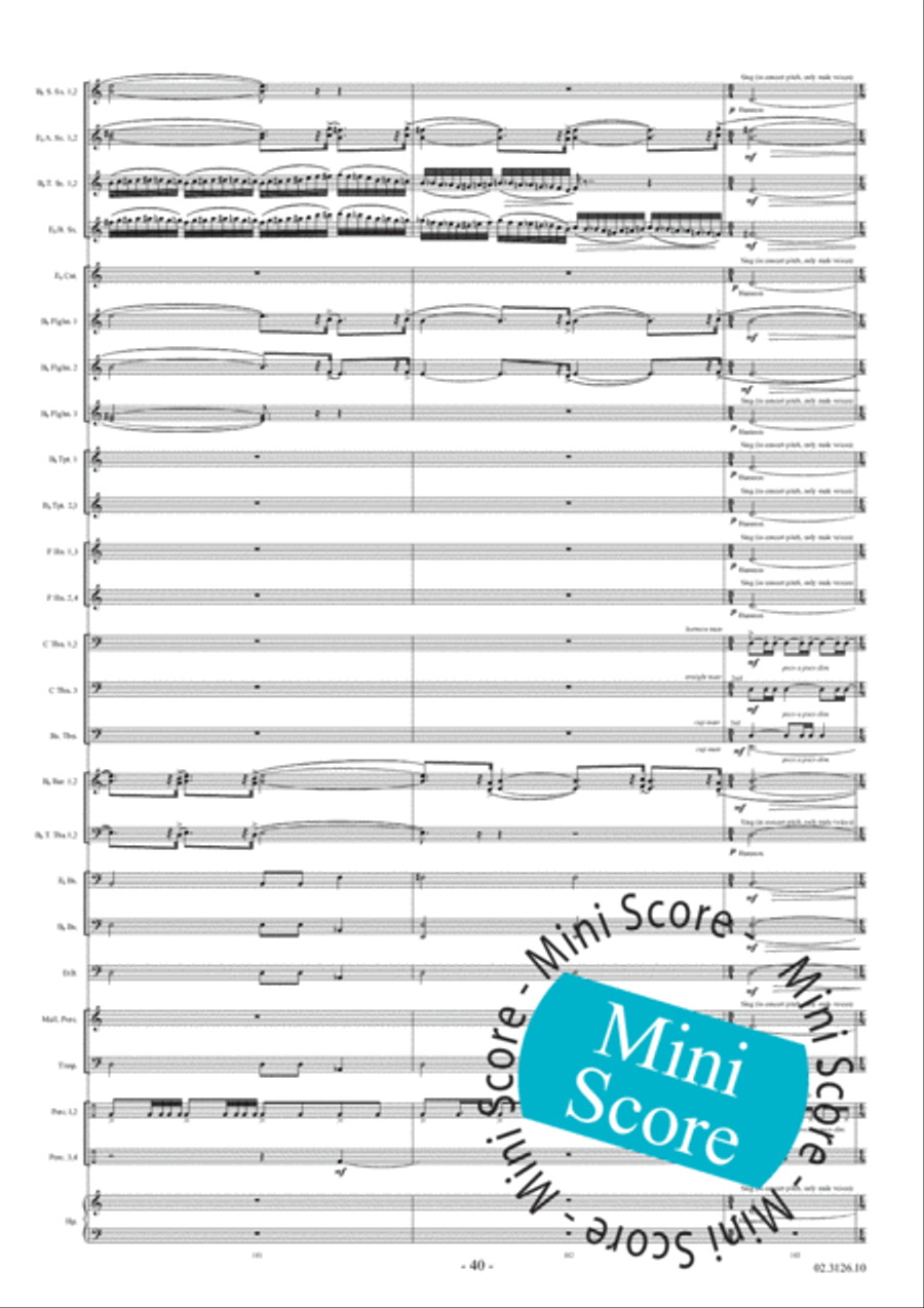 Migyur Fanfare Band scores gallery preview page 46