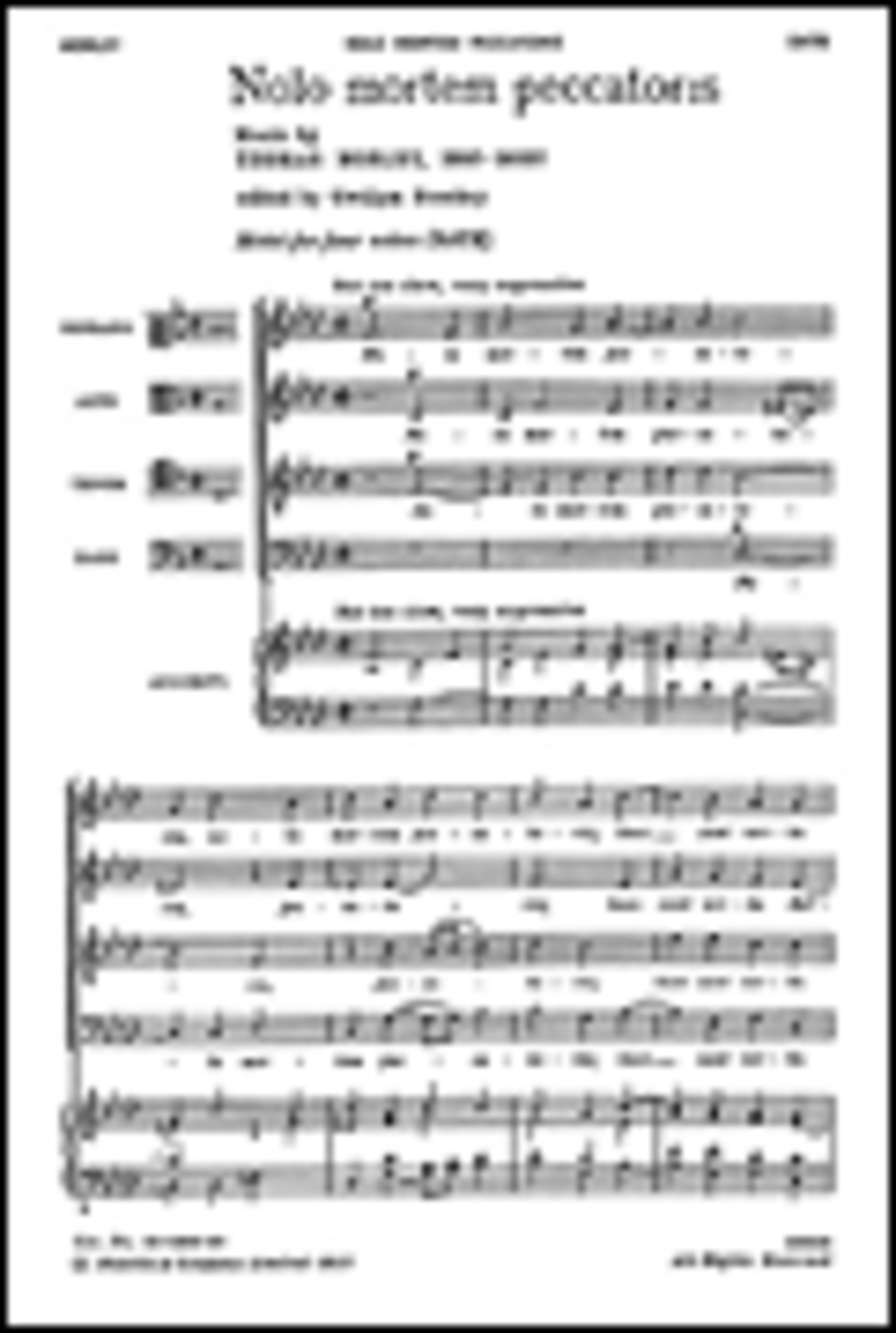 Nolo Mortem Peccatoris Nolo Mortem Peccatoris 4-Part scores gallery preview page 1