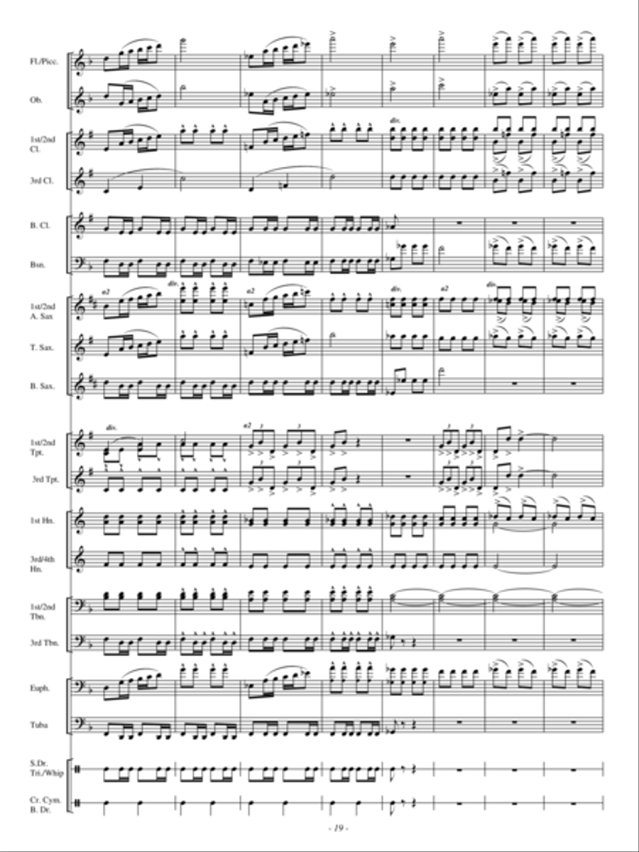 A Hunting Scene A Hunting Scene Concert Band scores gallery preview page 18