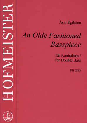 Book cover for An Olde Fashioned Basspiece