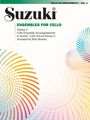 Book cover for Ensembles for Cello, Volume 2