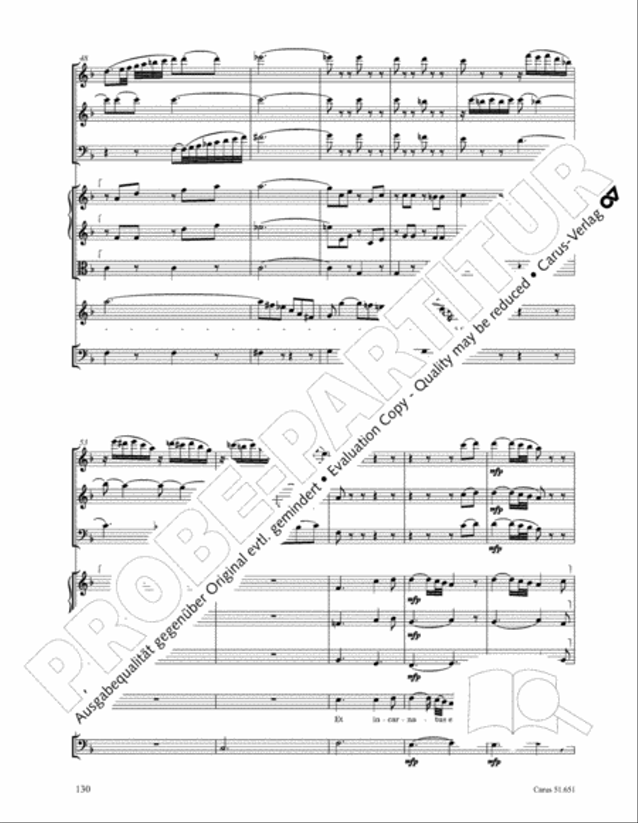 C Minor Mass, K. 427 (Missa in c KV 427) 4-Part scores gallery preview page 146