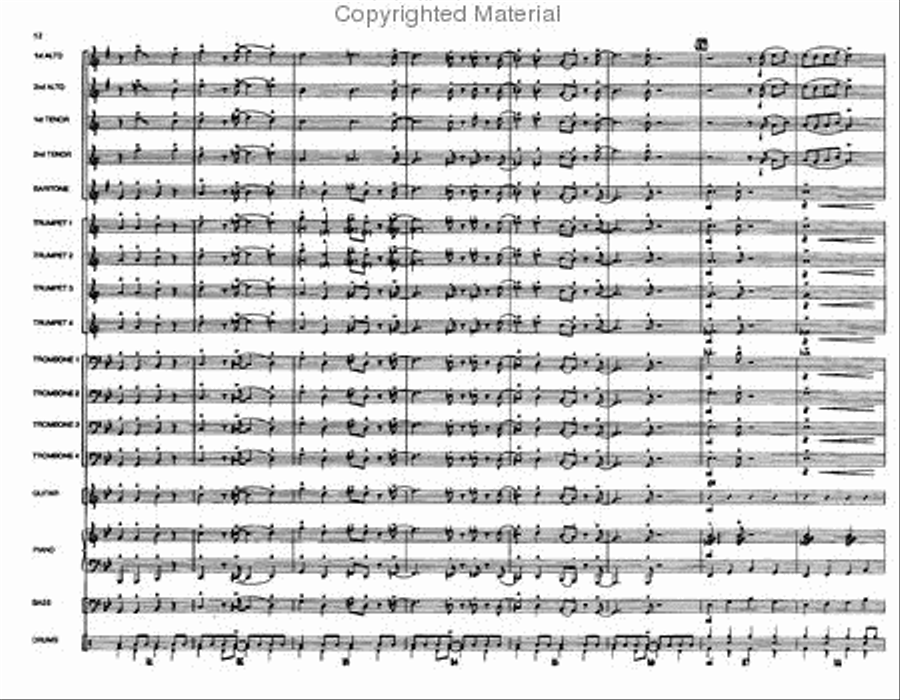 Swing Machine Jazz Ensemble scores gallery preview page 12