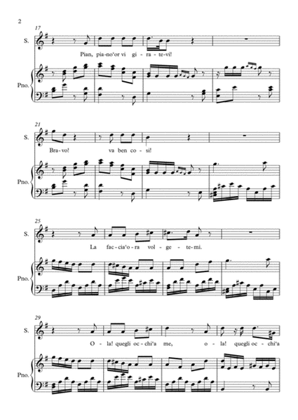 Venite, Inginocchiatevi by W. A Mozart Soprano & Piano image number null