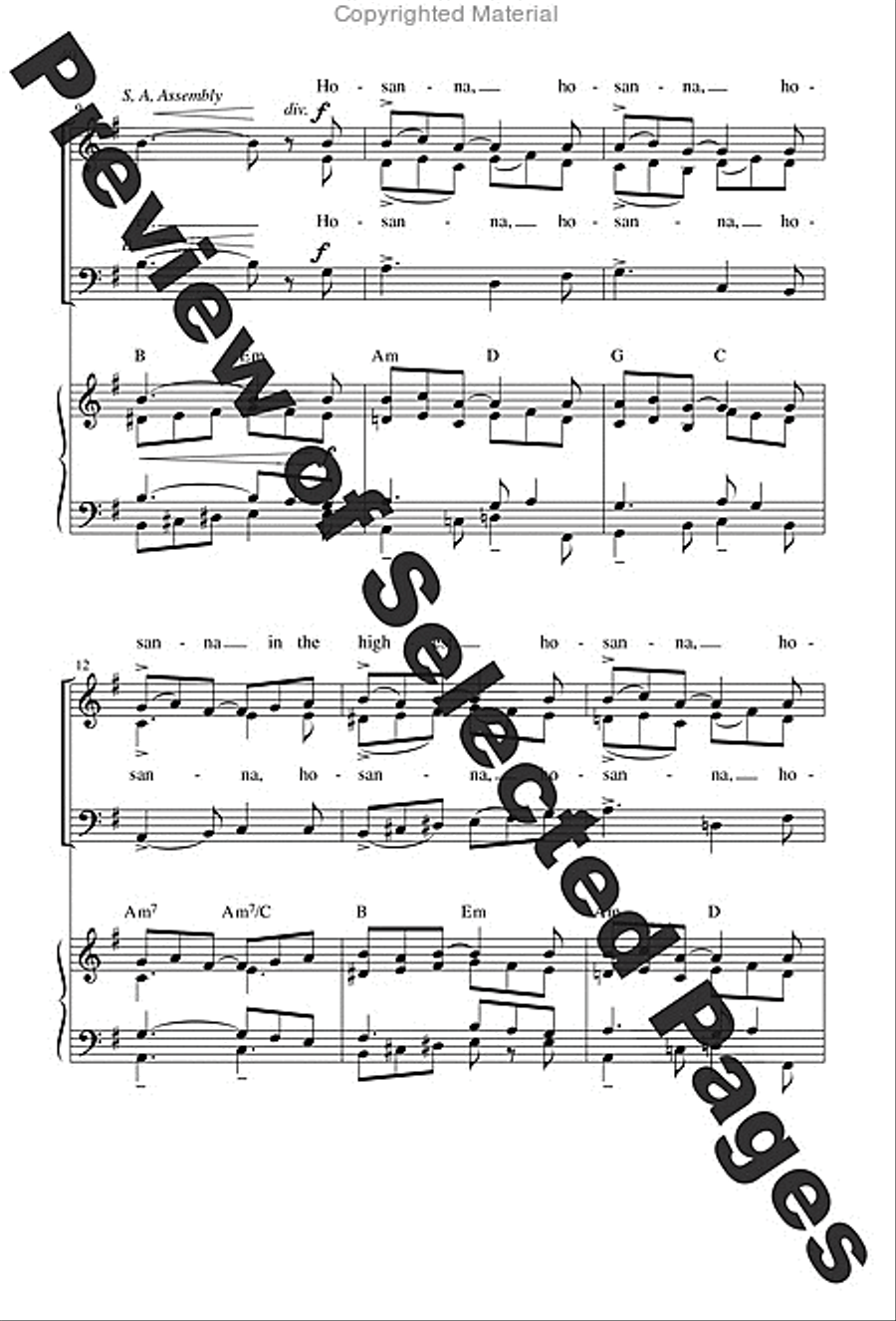 Mass of the Angels and Saints - Choral / Accompaniment Edition 3-Part scores gallery preview page 21