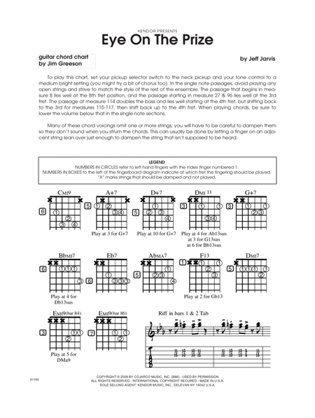 Eye On The Prize - Guitar Chord Chart