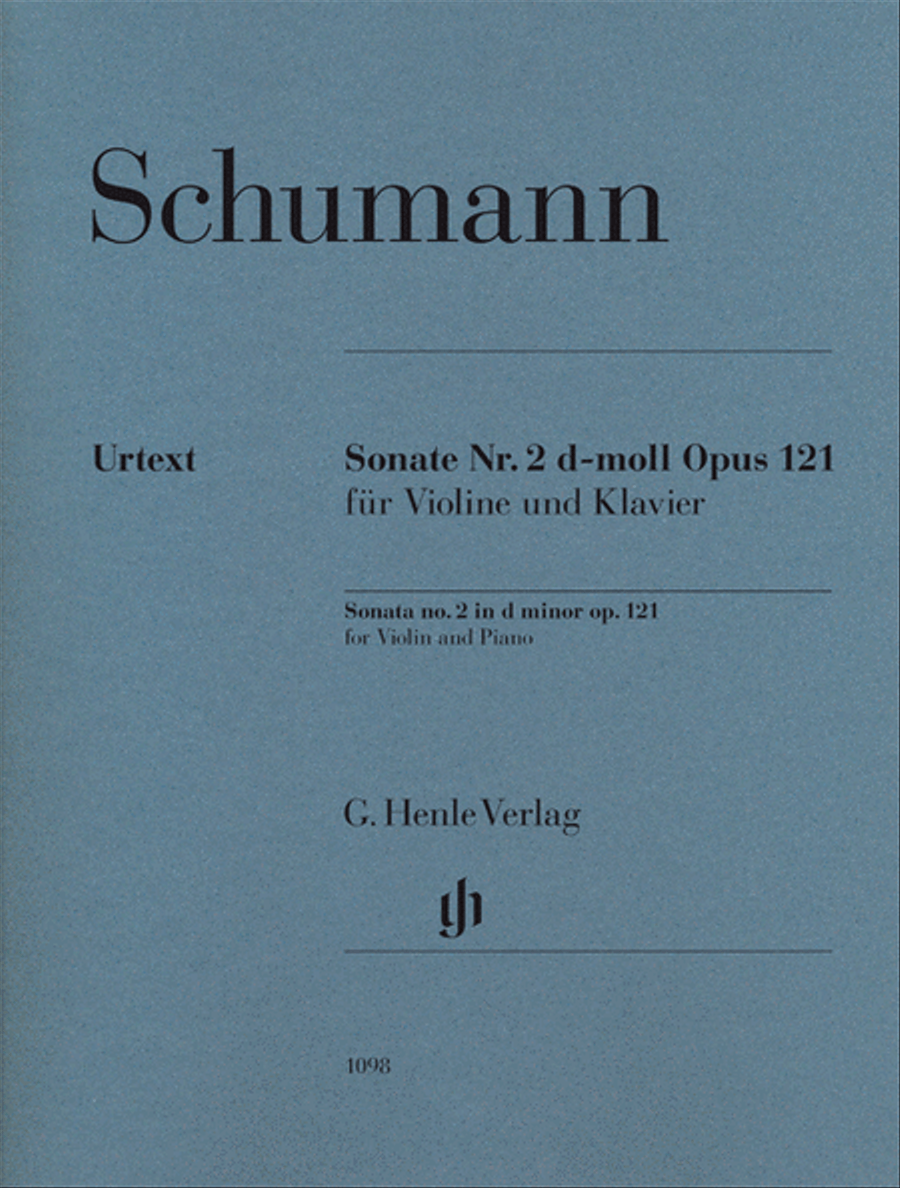 Robert Schumann – Violin Sonata No. 2 in D minor, Op. 121 Violin Solo scores gallery preview page 1