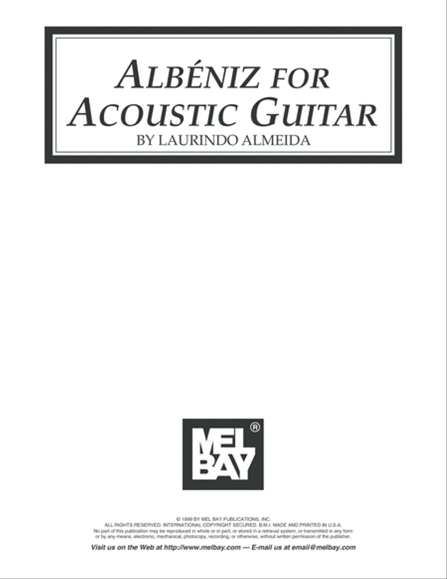 Albeniz for Acoustic Guitar