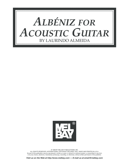 Albeniz for Acoustic Guitar