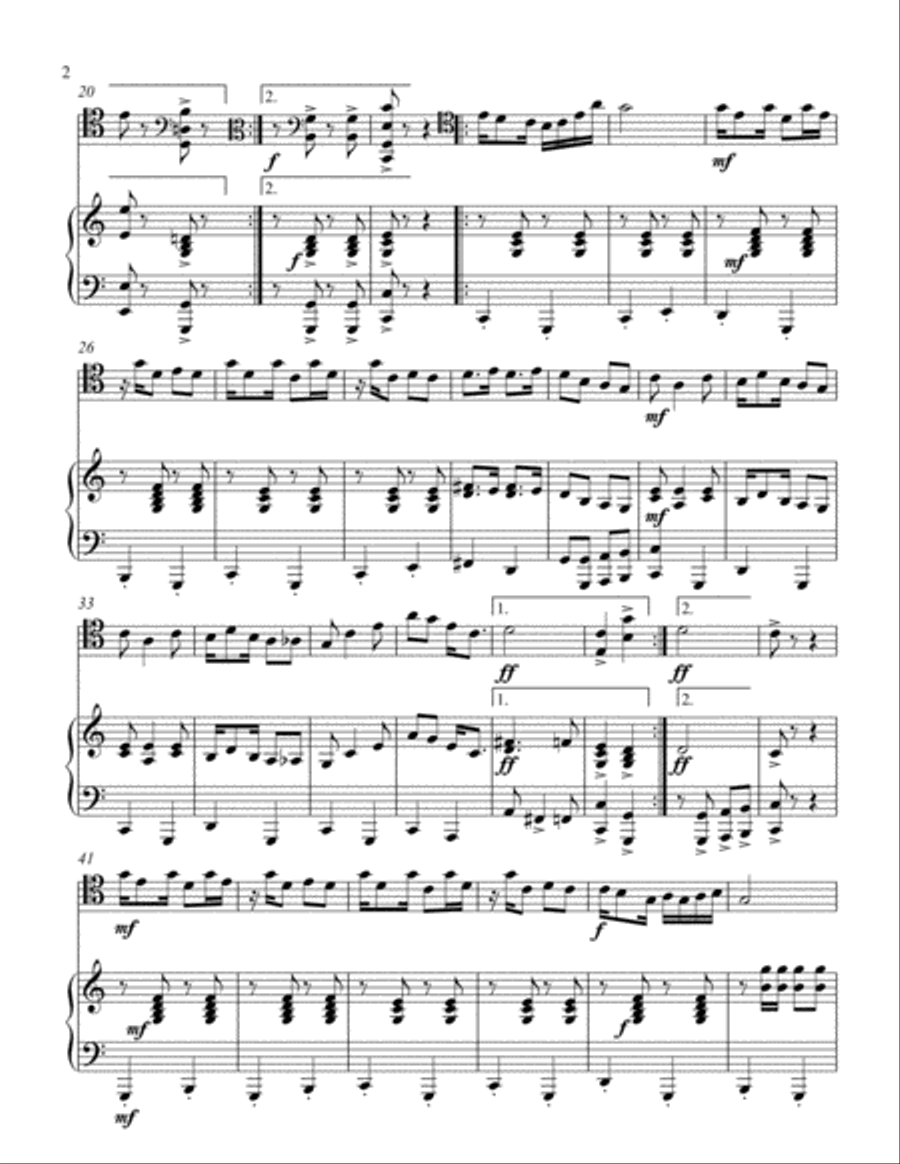 Blackville Society Piano scores gallery preview page 2